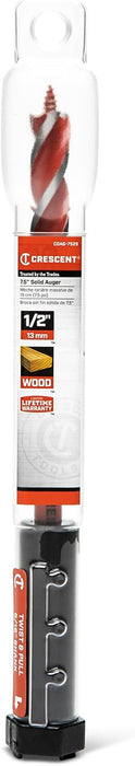 Crescent CDAG-7529 Solid Auger Drill Bit, 7.5" x 1/2"