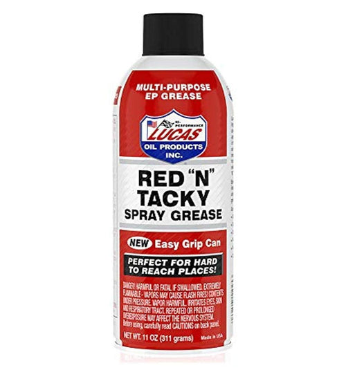 Lucas Oil 10025 Red N Tacky Aerosol Spray, 11 Ounce (Pack of 4)