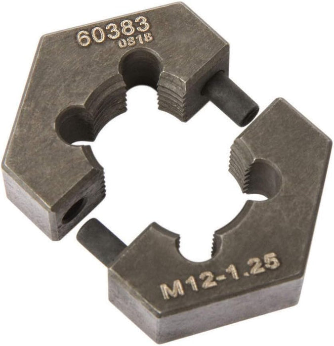 Steelman 60375 9-Piece Split Die Wheel Stud Repair/Rethreading Kit, Indexing Pins, Steel, Repairs Threads on Wheel Studs and Bolts, Two Sockets Included