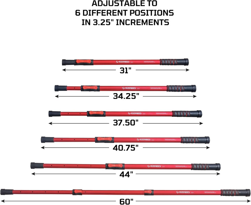 EZRED EZHP Extendable Aluminum Hood and Tailgate Prop