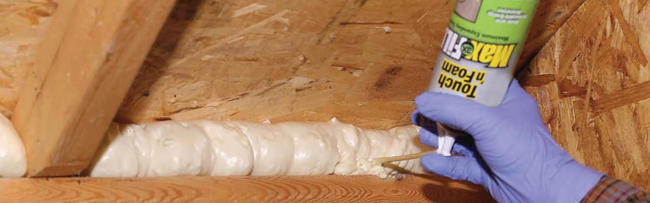 DAP 7565000043 Touch ‘n Foam Max Fill Maximum Expanding Foam Sealant, Off White, 12 Oz