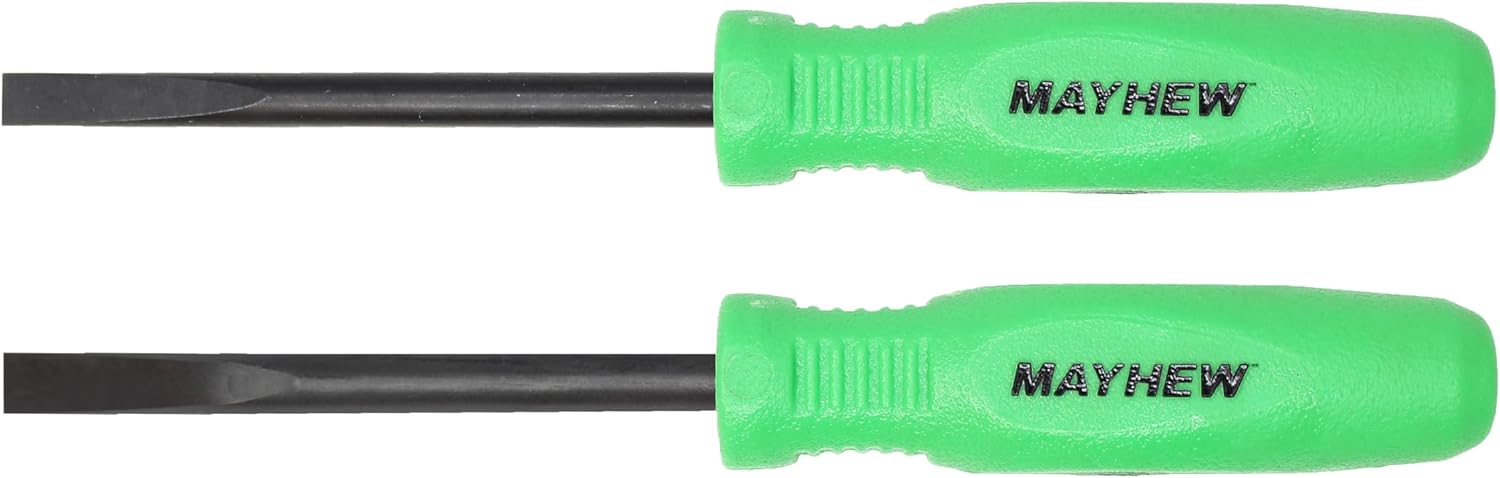Mayhew Tools 31093GN Mini Heavy Duty Pry Bar, 2-Piece Set, Green