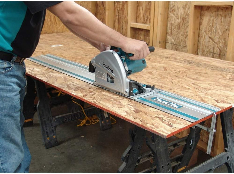 Makita (SP6000J1) 6-1/2" Plunge Circular Saw Kit with Stackable Tool Case and 55" Guide Rail