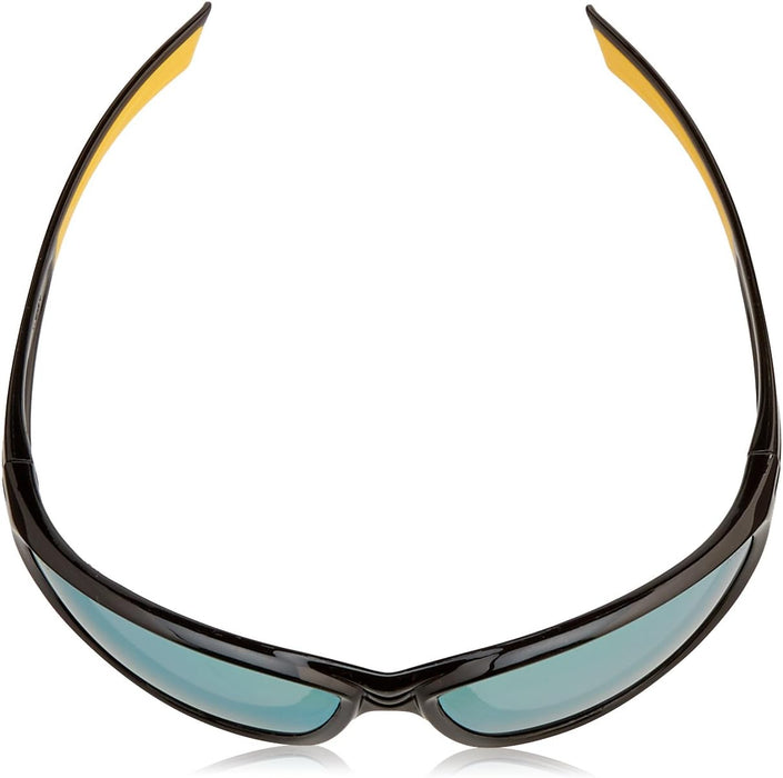 DEWALT DPG98 Gable Safety Glass - Black/Yellow Frame - Yellow Mirror Lens