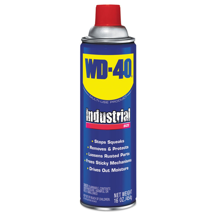 WD-40 490088 Multi-Use Product, Industrial Size, 16 oz (Pack of 12)