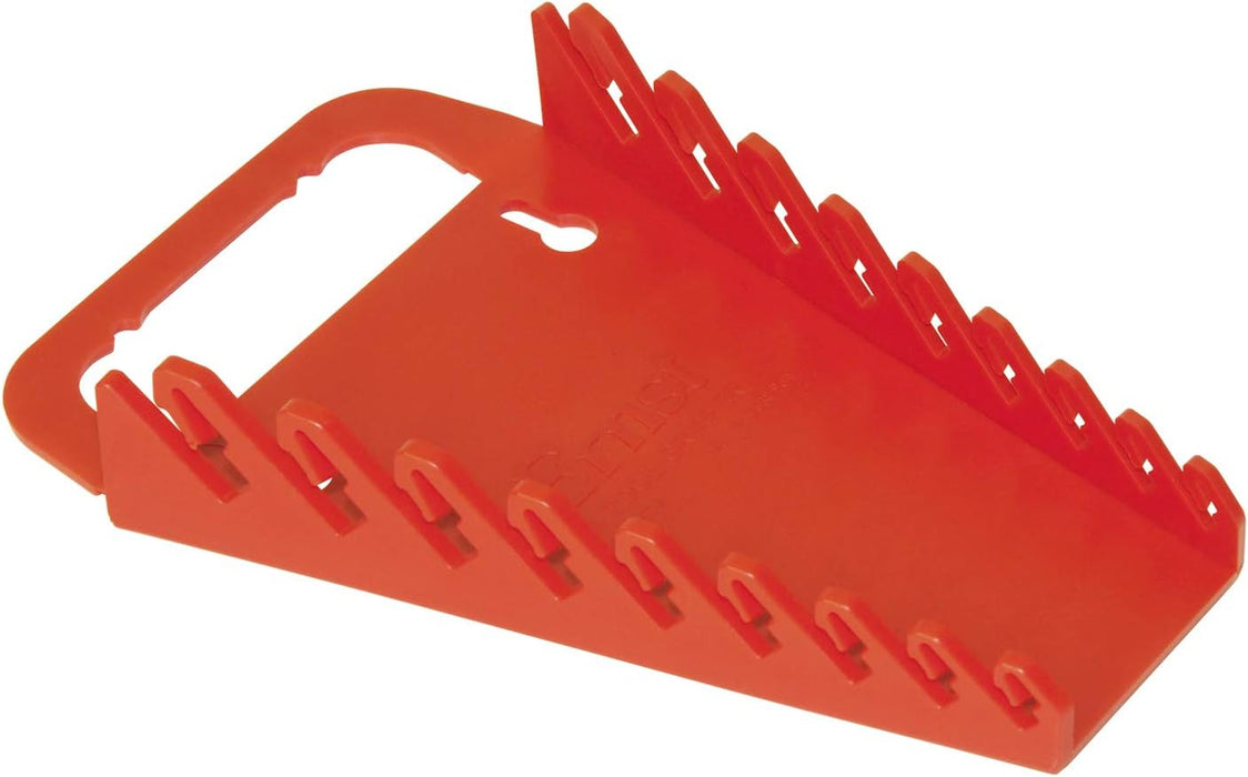 Ernst Manufacturing Gripper Wrench Organizer, 9 Tool, Red