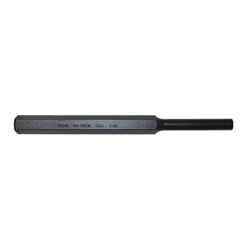 Mayhew Tools 21016 SAE Pin Punch, 7/16 x 2.5" Pin, 8" OAL x 5/8" Body, Black Oxide Finish