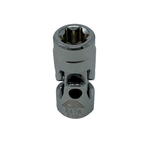 CTA Tools 2476 E10 U-Joint Socket, 1/4" Drive