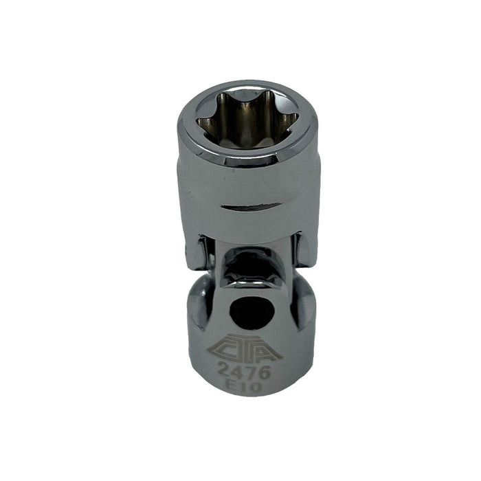 CTA Tools 2476 E10 U-Joint Socket, 1/4" Drive