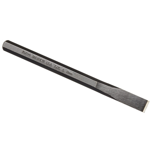 Mayhew Tools 10204 Cold Chisel, 7/16" - 11 mm x 6-1/2", Black Oxide Finish