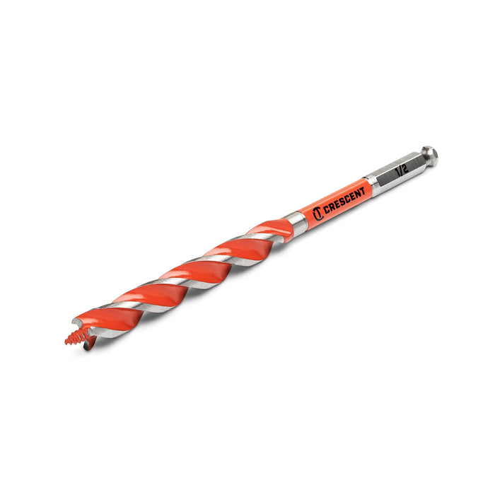 Crescent CDAG-7529 Solid Auger Drill Bit, 7.5" x 1/2"