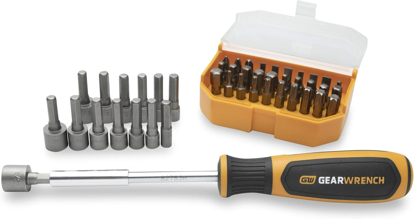 GEARWRENCH 131 Piece 1/4", 3/8", 1/2" Drive SAE/MM Mechanics Tool Set - 89089