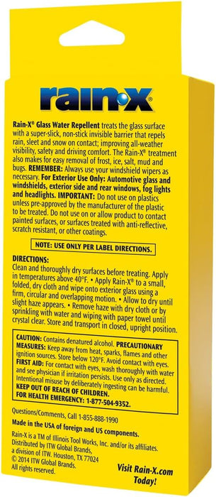 Rain-X 800002243 Exterior Glass Treatment To Dramatically Improve Wet Weather Driving Visibility, Squeeze Bottle, 7 Fl Oz (Pack of 1)