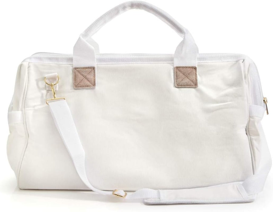 Dickies 57041 20-Inch Durable Canvas Work Bag for Painters, Carpenters, and Builders, Heavy-Duty Zipper, Reinforced Handles, Exterior Pockets, Shoulder Strap