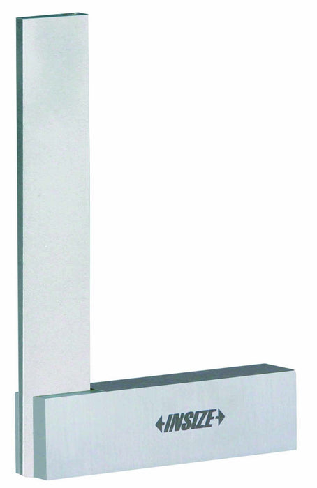 INSIZE 4792-200 90 Degree Flat Edge Square with Wide Base, 7.9" x 5.1"
