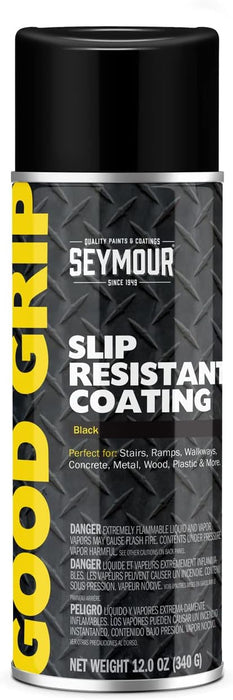 Seymour 16-083 Good Grip Slip Resistant Coating Spray, Black, 12 Ounce (Pack of 1)
