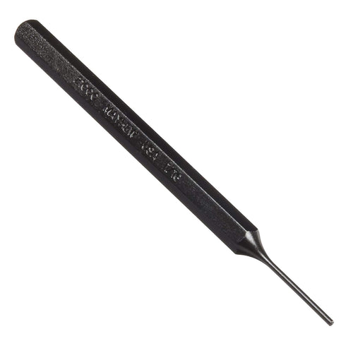 Mayhew Tools 21000 SAE Pin Punch, 1/16 x 0.75" Pin, 4" OAL x 1/4" Body, Black Oxide Finish