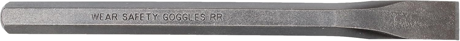 Mayhew Tools 10402 Carded Cold Chisel, 1/2" x 6", Shot Blast Finish