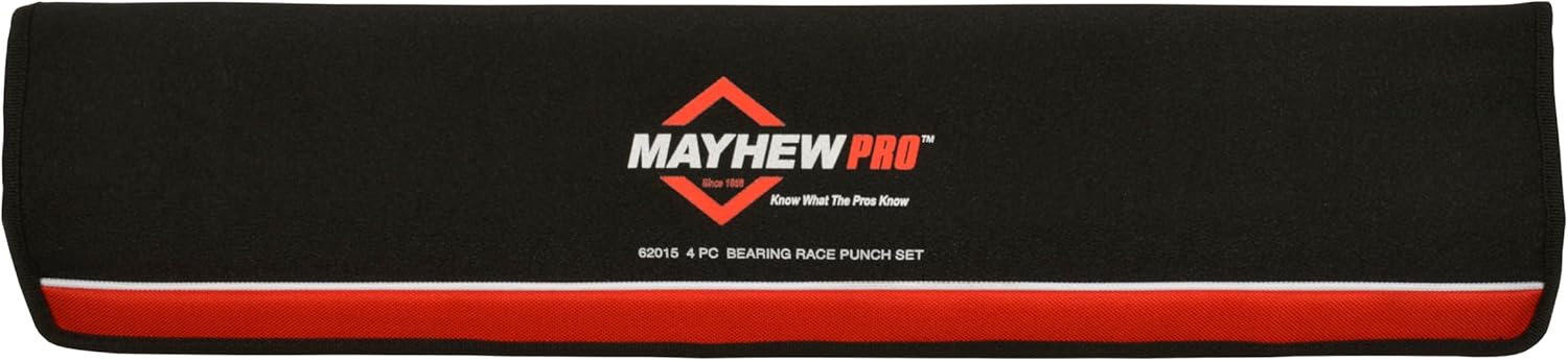 Mayhew Tools 62015 Pro Bearing Race Punch Set, 4-Piece, Black Oxide Finish