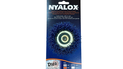 Dico 541-786-21/2 Nyalox Cup Brush 21/2-Inch Blue 240 Grit