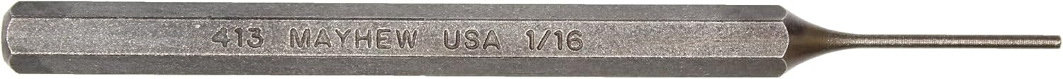 Mayhew Select 71032 1/16-by-4-Inch Carded Pin Punch