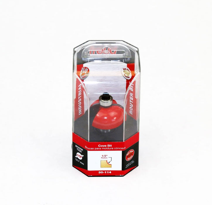 Freud 30-114 1/2" Radius Cove Bit with 1/2" Shank