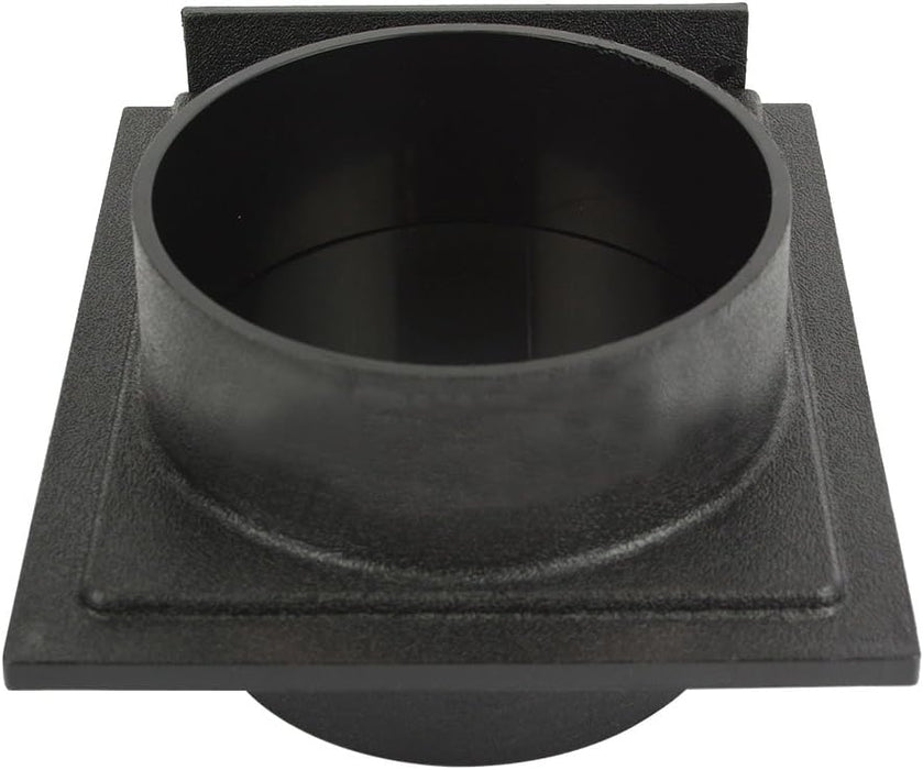 Big Horn 11442 4-Inch ABS Plastic Quick Coupling/Disconnect Blast Gate for Vacuum/Dust Collector (Replaces Jet JW1007)