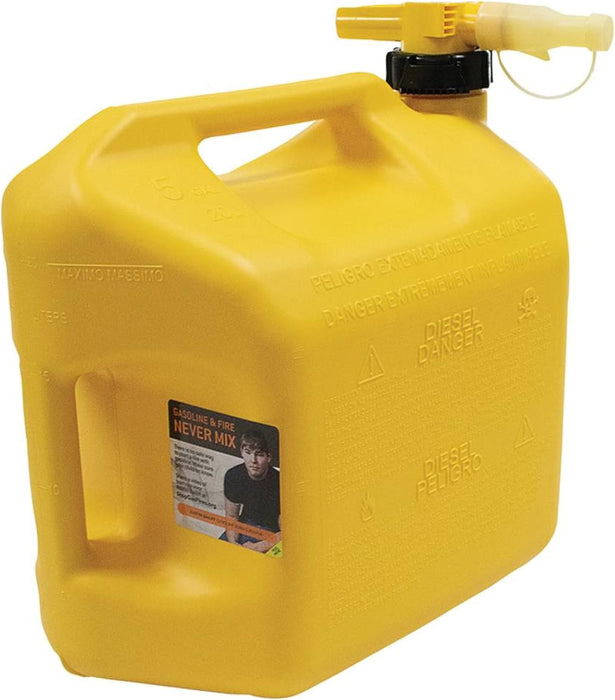 Stens No-Spill 1457 Diesel Fuel Can, Yellow