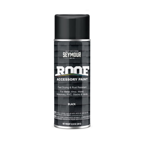 Seymour 16-1706 Roof Accessory Paint, Flat Black (Pack of 1)