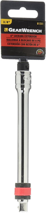 GEARWRENCH 3/8" Drive Locking Extension, 6" - 81251