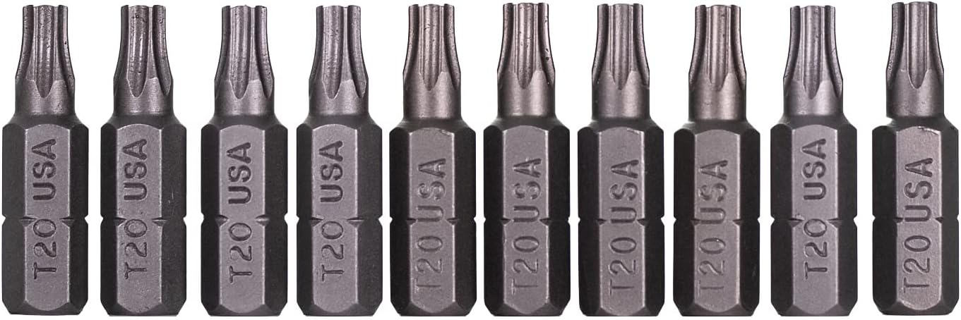 Mayhew Tools 18215-10 USA Torx Insert Bit, T20 x 1" (Pack of 10)