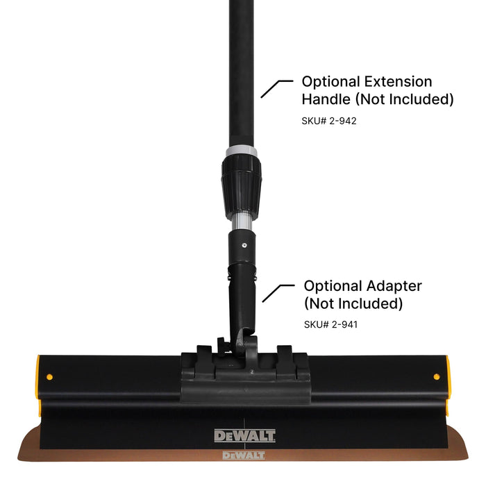 DeWalt 32 In. Skimming Blade - Aluminum Housing with 0.012 In. (0.3mm) Replaceable Stainless Steel Blade Insert
