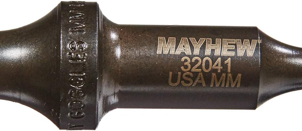 Mayhew Tools 32041HT Pneumatic Drift Punch, 1/4" x 6", Hang Tag