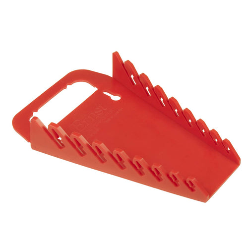 Ernst Manufacturing 5046 Gripper Wrench Organizer, 8 Tool, Red