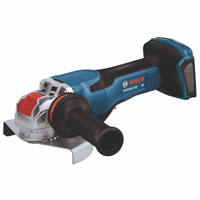 BOSCH GWX18V-13PN PROFACTOR 18V X-LOCK 5 � 6 In. Angle Grinder with Paddle Switch, Tool-free Disc Swap (Bare Tool)