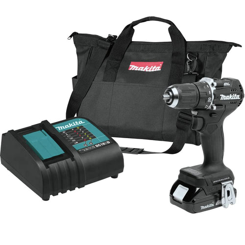 Makita XFD15SY1B 18V LXT Lithium-Ion Sub-Compact Brushless Cordless 1/2" Driver-Drill Kit (1.5Ah)