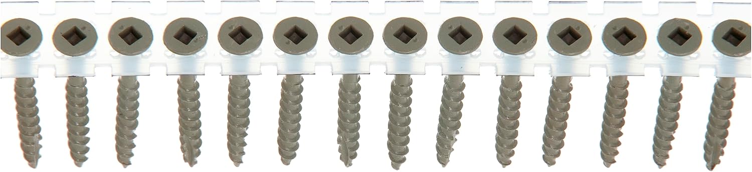 Senco 08D175W DuraSpin #8 x 1-3/4-inch, Decking and Dock Collated Screw (1000 Count)