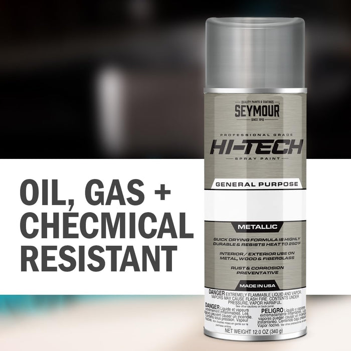 Seymour 16-112 Hi-Tech Enamels Spray Paint, Dove Gray