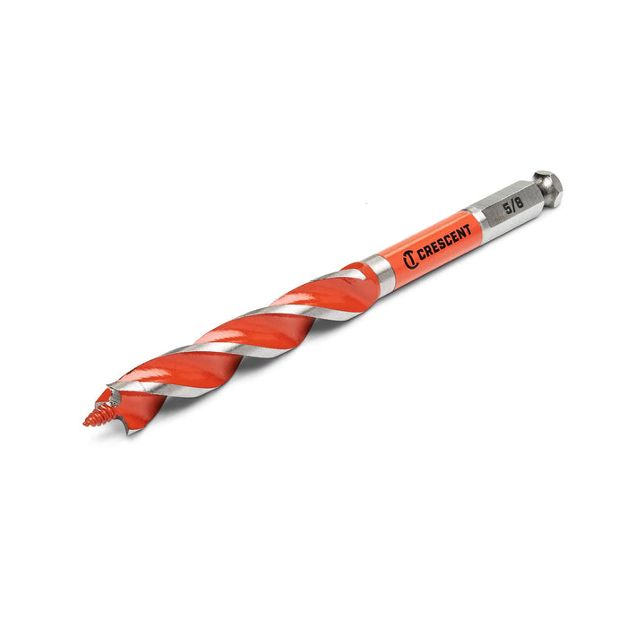 Crescent CDAG-7533 Solid Auger Drill Bit, 7.5" x 5/8"