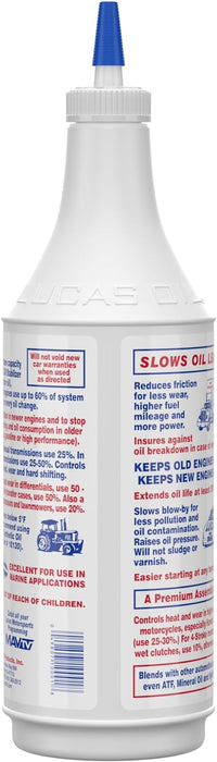 Lucas 10001-12PK Heavy Duty Oil Stabilizer - 32 oz., (Pack of 12)