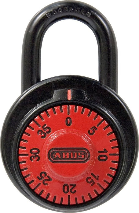 ABUS 78/50 KC 2-Inch Locker Dial Combination Padlock with Key Control, Black