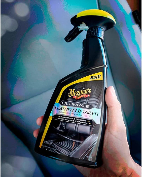 Meguiar's G201316EU Ultimate Leather Detailer 473 ml cleans, restores & protects leather