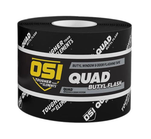 OSI 2876265 Butyl Flash Tape 4" X75' 12SC Black