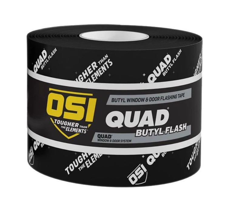 OSI 2876265 Butyl Flash Tape 4" X75' 12SC Black