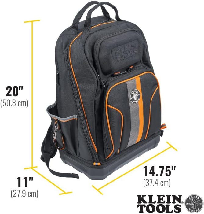 Klein Tools 62800BP Tradesman Pro XL Tool Bag Backpack, 40 Pockets