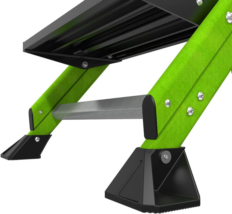 Little Giant Ladders, Jumbo Step, 3-Step, 3 Foot, Step Stool, Fiberglass, Type 1AA, 375 lbs Weight Rating, (11933)