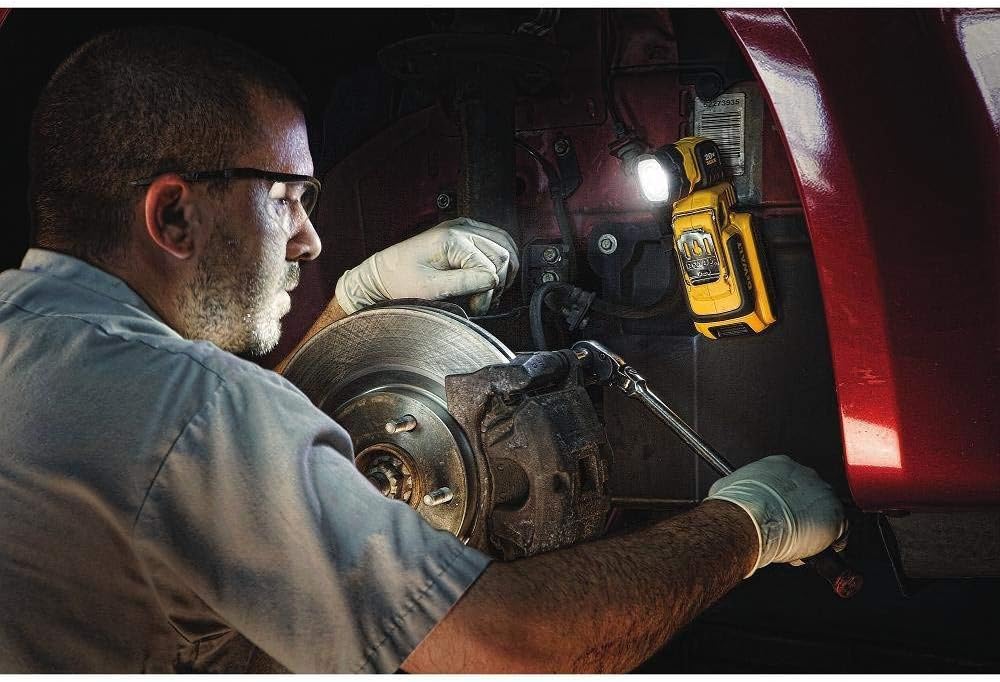 DEWALT DCL044 20V MAX LED Work Light, Magnetic, Freestanding and Clip-On (Bare Tool Only)