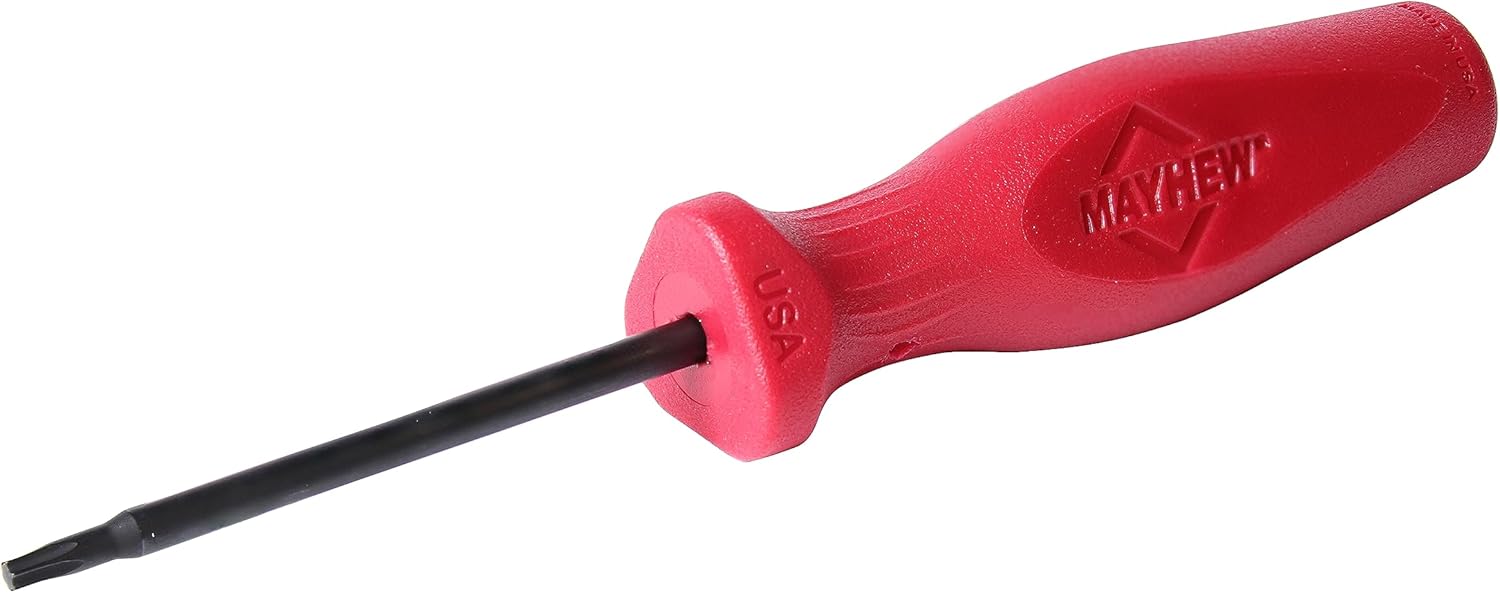 Mayhew Tools 27402 USA Torx Screwdriver, Red, T15 x 3-Inch