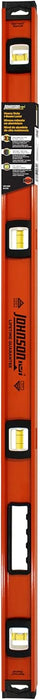 Johnson 1253-4800 Heavy Duty I-Beam Aluminum Level, 48", Orange