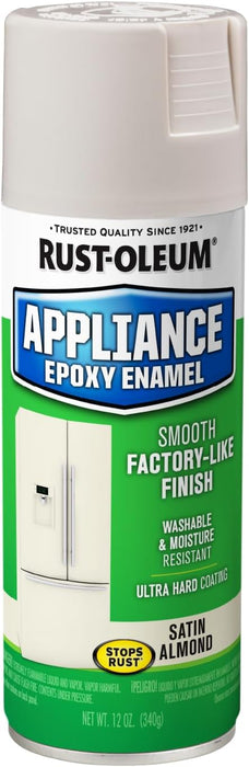 Rust-Oleum 7882830 Specialty Appliance Epoxy Spray Paint, 12 oz, Almond (Pack of 1)